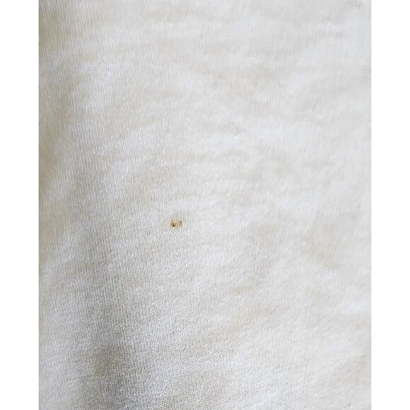 Beach Simple Cotton Blend Made In America Small White Tank Top - Picture 9 of 9